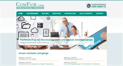 Desktop Screenshot of comfair-gmbh.de